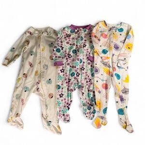 Baby pajama sleeper bundle of 3